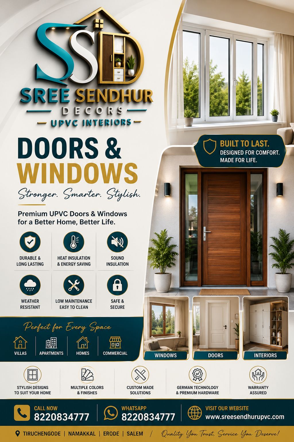 Top 10 Benefits of Premium UPVC Doors & Windows for Modern Homes