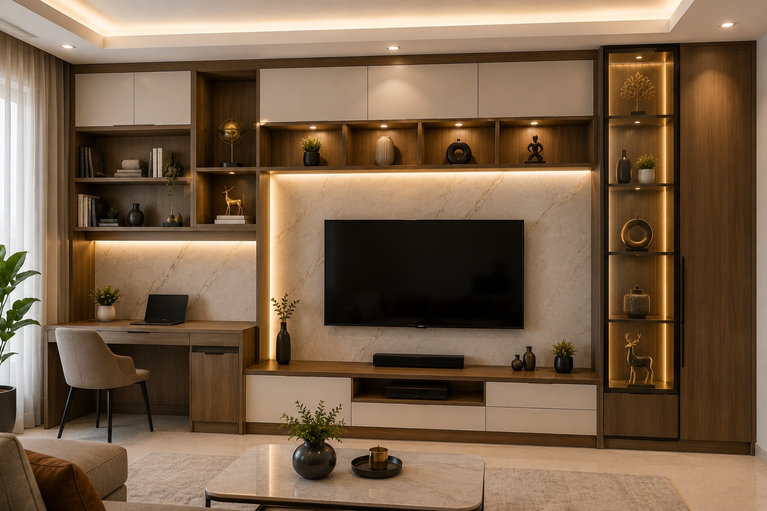 Custom furniture design for modern home interior spaces
