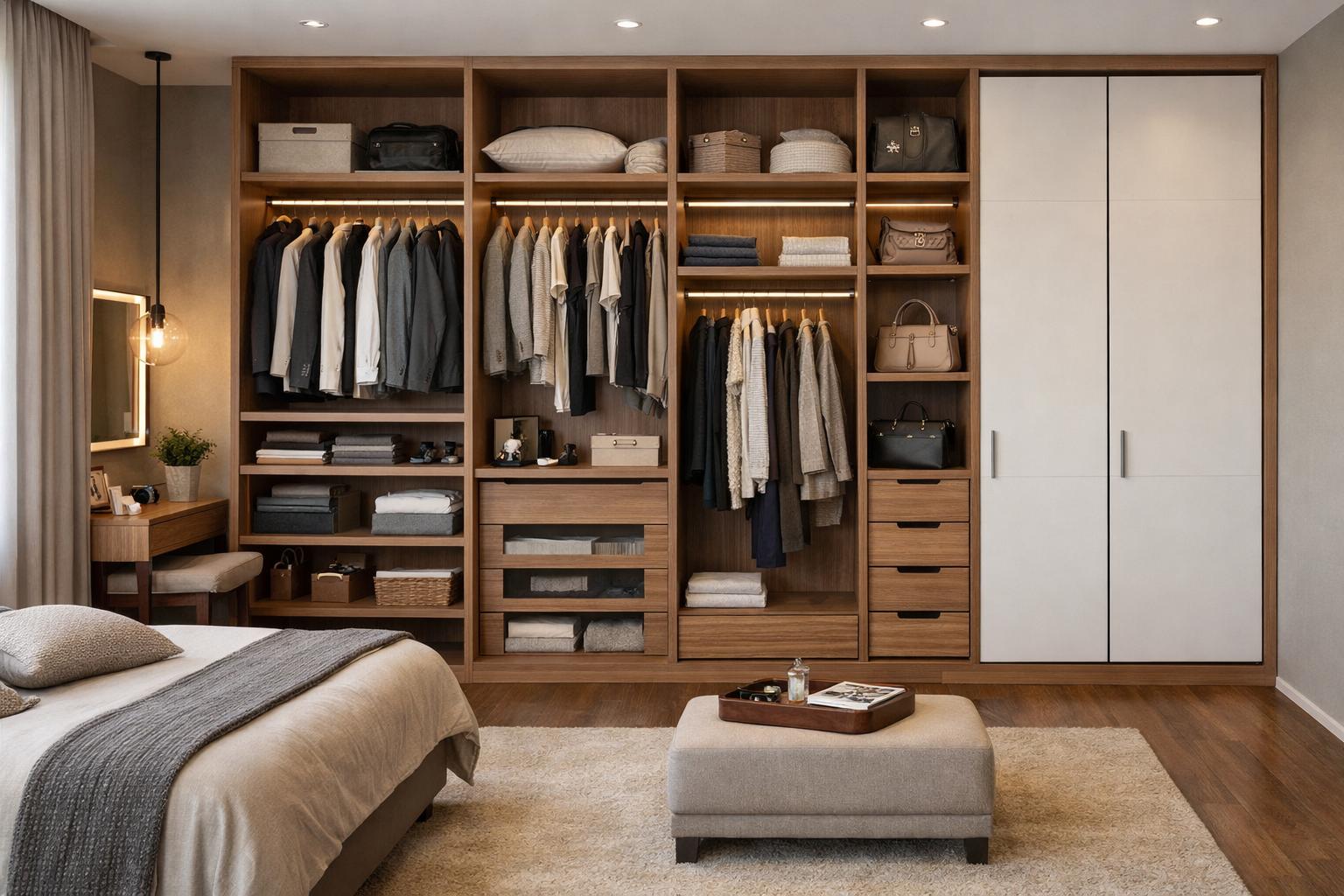 Modern Modular Wardrobe Design by Sree Sendhur Decors