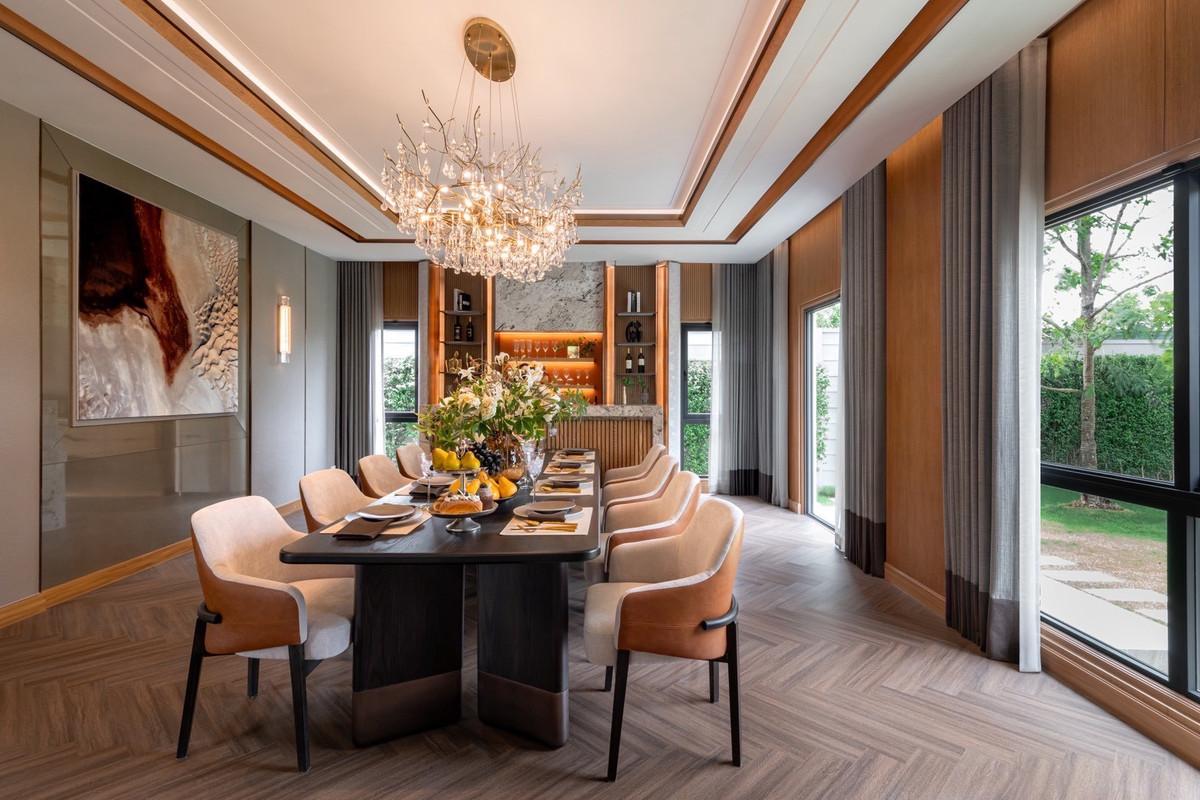 Modern Dining Room Interior Design by Sree Sendhur Decors